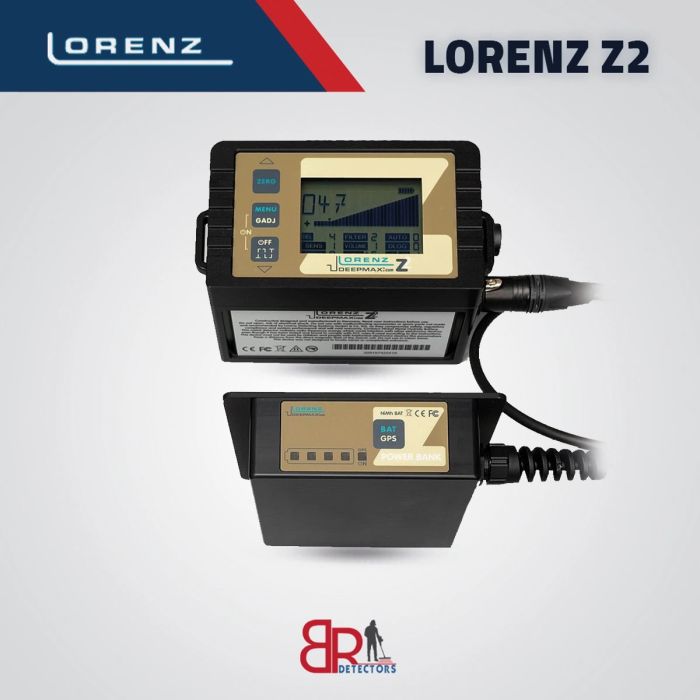 اقوى كاشف ذهب ومعادن صوتي Lorenz z2 من بي ار ديتيكتورز دبي