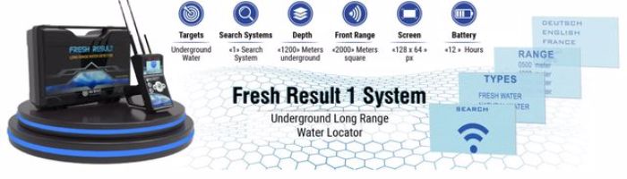 جهاز فريش ريزولت نظام واحد  لكشف المياه الجوفية والآبار الارتوازية 2